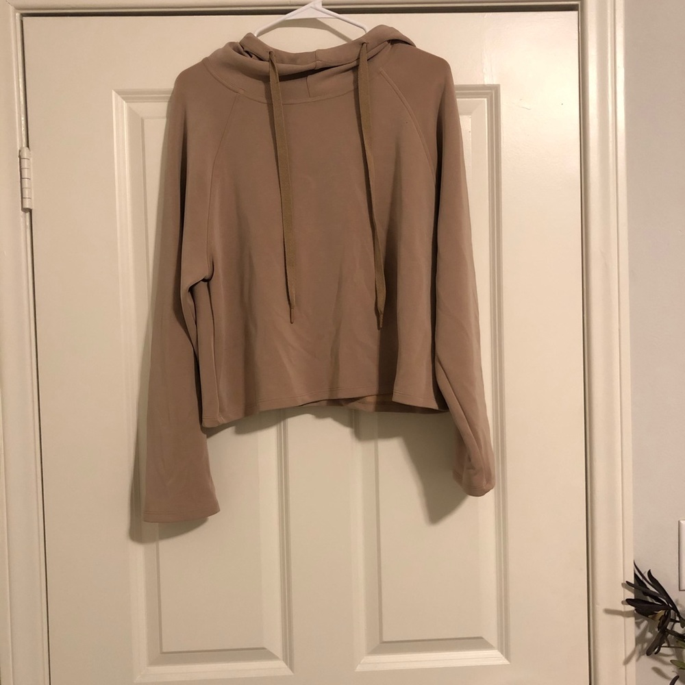 Rose pink target athletic cropped sweatshirt